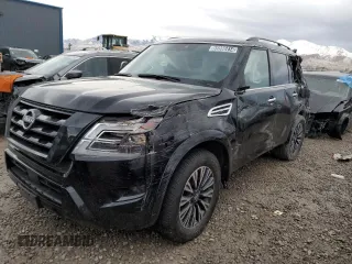 2023 Nissan Armada SL with VIN JN8AY2BA3P9402202, listed as a Copart auction lot 85086414 with 50,201 mi miles and Salvage Title. Bid and sale history available at carsss.com. Image 1.