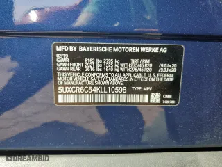 2019 BMW X5 xDrive40i with VIN 5UXCR6C54KLL10598, listed as a Copart auction lot 50875515 with 49,123 mi miles and Salvage Title. Bid and sale history available at carsss.com. Image 13.