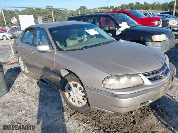 2002 Chevrolet Impala with VIN 2G1WF52EX29331541, listed as a IAAI auction lot 40581782 with 1 mi miles. Bid and sale history available at carsss.com. Image 1.