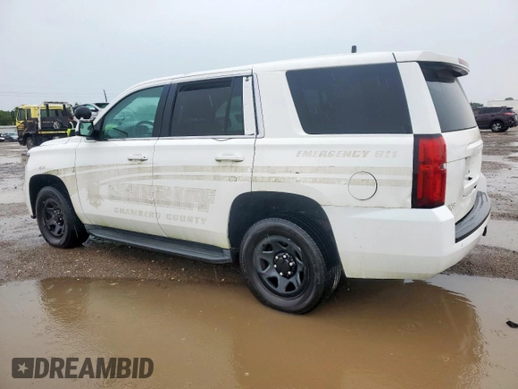 2015 Chevrolet Tahoe Commercial z VIN 1GNLC2ECXFR636746, wystawiony jako Copart lot #63109615 z przebiegiem Nie podano mil oraz Czysty tytuł • Clean title. Historia ofert i sprzedaży dostępna na DreamBid. Obrazek 2.