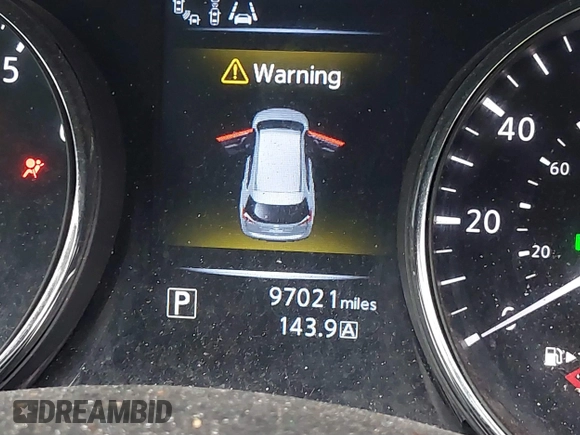 2015 Nissan Rogue SL with VIN 5N1AT2MT6FC761145, listed as a IAAI auction lot 41447918 with 97,021 mi miles. Bid and sale history available at carsss.com. Image 15.