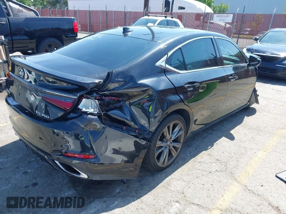 2019 Lexus ES 350 with VIN 58ABZ1B14KU027650, listed as a IAAI auction lot 42509780 with 96,281 mi miles and . Bid and sale history available at DreamBid. Image 4.