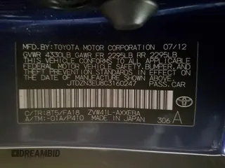 2012 Toyota Prius Two with VIN JTDZN3EU8C3160247, listed as a Copart auction lot 85149854 with 212,932 mi miles and Salvage Title. Bid and sale history available at DreamBid. Image 13.