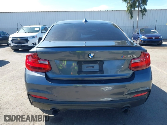 2014 BMW 2 Series M235i with VIN WBA1J7C51EVX33702, listed as a IAAI auction lot 41713337 with 83,076 mi miles. Bid and sale history available at carsss.com. Image 17.