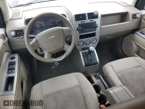 2007 Jeep Compass Sport with VIN 1J8FT47W17D205650, listed as a Copart auction lot 51174585 with 215,473 mi miles and Salvage Title. Bid and sale history available at carsss.com. Image 8.