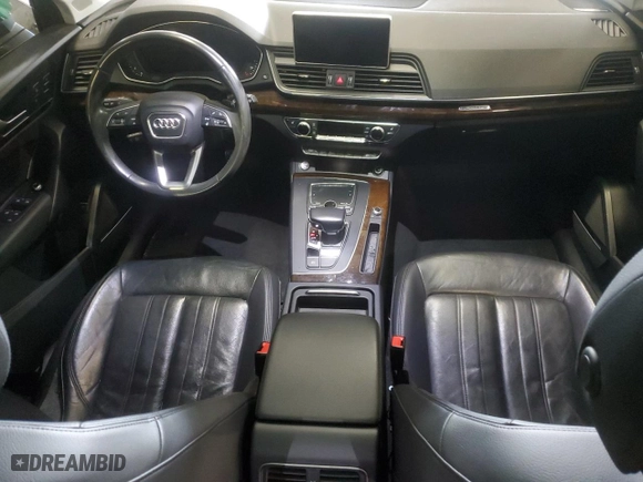2018 Audi Q5 Premium Plus with VIN WA1BNAFY6J2192957, listed as a Copart auction lot 45872985 with 127,783 mi miles and Salvage Title. Bid and sale history available at carsss.com. Image 8.