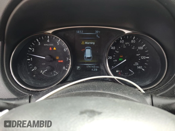 2015 Nissan Rogue S with VIN KNMAT2MVXFP578751, listed as a Copart auction lot 50409875 with 174,142 mi miles and Salvage Title. Bid and sale history available at carsss.com. Image 9.