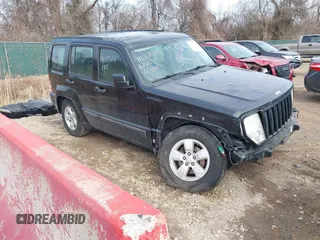 2012 Jeep Liberty Sport with VIN 1C4PJMAK8CW195897, listed as a IAAI auction lot 41687044 with 176,198 mi miles. Bid and sale history available at carsss.com. Image 1.
