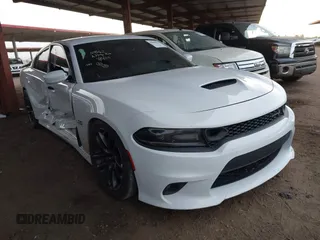 2021 Dodge Charger Scat Pack z VIN 2C3CDXGJ5MH542015, wystawiony jako IAAI lot #42030125 z przebiegiem 118 543 mil mil oraz . Historia ofert i sprzedaży dostępna na DreamBid. Obrazek 1.