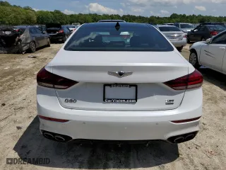 2018 Genesis G80 3.3T Sport with VIN KMHGN4JB7JU239543, listed as a Copart auction lot 53734564 with 67,966 mi miles and Salvage Title. Bid and sale history available at carsss.com. Image 6.