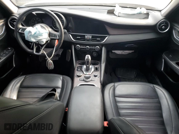 2020 Alfa Romeo Giulia Ti with VIN ZARFANBN6L7636081, listed as a Copart auction lot 67724104 with 0 mi miles and Salvage Title. Bid and sale history available at carsss.com. Image 8.
