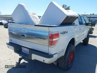 2011 Ford F-150 XLT with VIN 1FTFW1ET7BFB16524, listed as a IAAI auction lot 41729414 with 134,924 mi miles. Bid and sale history available at carsss.com. Image 4.