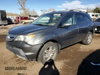 2007 Acura MDX with VIN 2HNYD28257H546284, listed as a Copart auction lot 80793904 with 198,037 mi miles and Salvage Title. Bid and sale history available at carsss.com. Image 1.