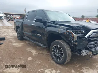 2024 Toyota Tundra Limited Hybrid with VIN 5TFJC5DB5RX046352, listed as a IAAI auction lot 42139232 with 22,189 mi miles and . Bid and sale history available at DreamBid. Image 6.