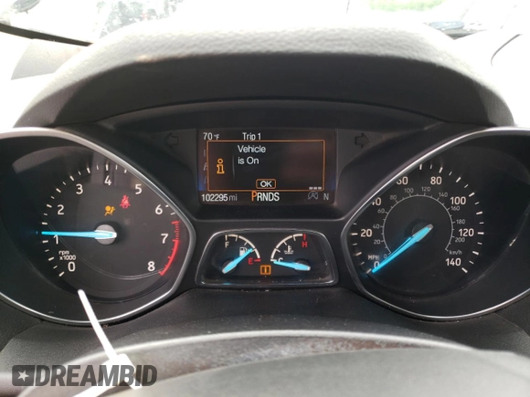 2018 Ford Escape Titanium with VIN 1FMCU9J93JUB80907, listed as a Copart auction lot 55932275 with 102,295 mi miles and Salvage title. Bid and sale history available at DreamBid. Image 9.