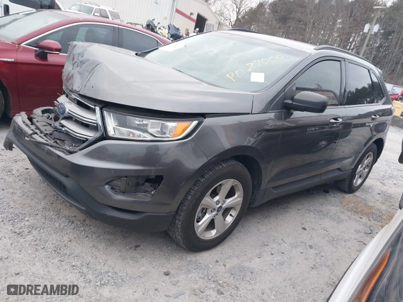 2018 Ford Edge SE with VIN 2FMPK3G95JBB70283, listed as a IAAI auction lot 41380321 with 102,054 mi miles. Bid and sale history available at carsss.com. Image 2.
