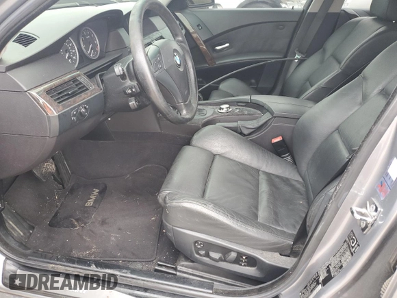 2004 BMW 5 Series 545iA with VIN WBANB335X4B110599, listed as a Copart auction lot 78987354 with 96,389 mi miles and Salvage Title. Bid and sale history available at carsss.com. Image 7.