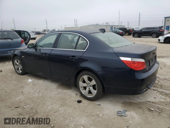 2006 BMW 5 Series 530xi with VIN WBANF735X6CU20504, listed as a Copart auction lot 44840125 with 122,594 mi miles and Clean Title. Bid and sale history available at carsss.com. Image 2.