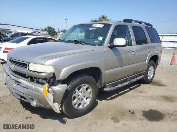 2003 Chevrolet Tahoe Z71 with VIN 1GNEK13T43R242096, listed as a Copart auction lot 50371775 with 0 mi miles and Salvage Title. Bid and sale history available at carsss.com. Image 1.