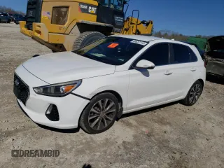 2018 Hyundai Elantra GT with VIN KMHH35LE8JU024888, listed as a Copart auction lot 46637144 with 76,454 mi miles and Salvage Title. Bid and sale history available at carsss.com. Image 1.