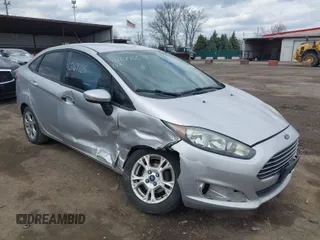 2016 Ford Fiesta SE with VIN 3FADP4BJ7GM142790, listed as a IAAI auction lot 41867965 with 108,979 mi miles. Bid and sale history available at carsss.com. Image 1.