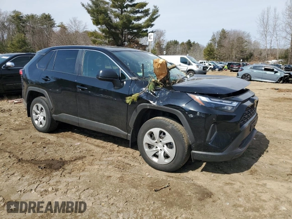 2023 Toyota RAV4 LE with VIN 2T3F1RFV5PC367112, listed as a Copart auction lot 49050805 with 24,026 mi miles and Salvage Title. Bid and sale history available at carsss.com. Image 4.