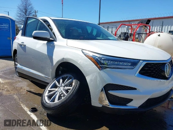 2020 Acura RDX Technology with VIN 5J8TC2H53LL033188, listed as a IAAI auction lot 41820947 with 55,488 mi miles and . Bid and sale history available at DreamBid. Image 1.