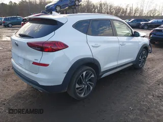 2019 Hyundai Tucson Ultimate with VIN KM8J3CAL3KU892709, listed as a IAAI auction lot 41216616 with 86,026 mi miles. Bid and sale history available at carsss.com. Image 4.