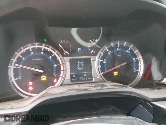 2019 Toyota 4Runner SR5 with VIN JTEBU5JR6K5736868, listed as a Copart auction lot 73914453 with 85,513 mi miles and Salvage title. Bid and sale history available at DreamBid. Image 9.