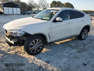 2016 BMW X6 xDrive35i with VIN 5UXKU2C57G0N78461, listed as a Copart auction lot 43615805 with 137,310 mi miles and Salvage Title. Bid and sale history available at carsss.com. Image 1.