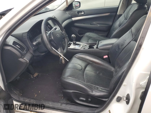 2011 Infiniti G25 x with VIN JN1DV6ARXBM451521, listed as a Copart auction lot 83102564 with 221,298 mi miles and Salvage Title. Bid and sale history available at DreamBid. Image 7.