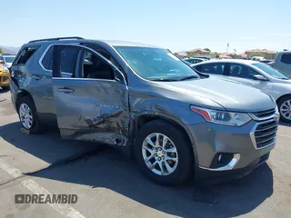 2019 Chevrolet Traverse LT Cloth с VIN 1GNERGKW3KJ150260, выставлен на аукционе IAAI как лот 42630621 с пробегом 121 244 миль миль и . История ставок и продаж доступна на DreamBid. Изображение 1.