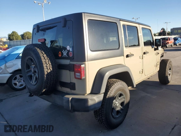 2018 Jeep Wrangler JK Unlimited Sport S with VIN 1C4BJWDG9JL870345, listed as a Copart auction lot 68056124 with 111,377 mi miles and Salvage Title. Bid and sale history available at carsss.com. Image 3.