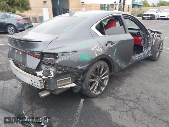 2023 Lexus IS 350 F Sport с VIN JTHGZ1B29P5064090, выставлен на аукционе IAAI как лот 42207945 с пробегом 43 875 миль миль и . История ставок и продаж доступна на DreamBid. Изображение 4.