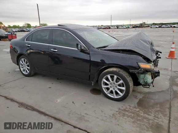 2006 Acura TSX with VIN JH4CL96876C018619, listed as a Copart auction lot 51849525 with 176,034 mi miles and Salvage Title. Bid and sale history available at carsss.com. Image 4.