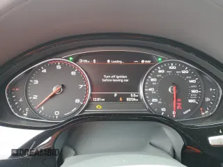 2015 Audi A8 L 4.0T with VIN WAU32AFD2FN019083, listed as a Copart auction lot 45976045 with 83,724 mi miles and Salvage Title. Bid and sale history available at carsss.com. Image 9.
