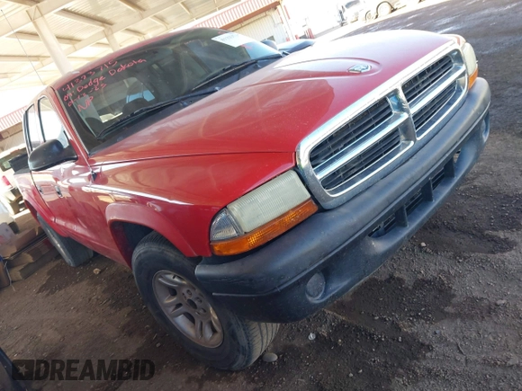 2004 Dodge Dakota Sport with VIN 1D7HL38N54S768570, listed as a IAAI auction lot 41323715 with 269,242 mi miles. Bid and sale history available at carsss.com. Image 1.