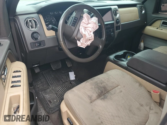 2011 Ford F-150 XL with VIN 1FTFW1CF5BFD20767, listed as a Copart auction lot 58480325 with 249,826 mi miles and Salvage title. Bid and sale history available at DreamBid. Image 8.