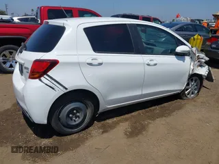 2015 Toyota Yaris L with VIN VNKKTUD36FA020789, listed as a IAAI auction lot 39904230 with 244,435 mi miles and . Bid and sale history available at DreamBid. Image 4.