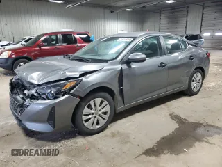 2024 Nissan Sentra S with VIN 3N1AB8BV1RY218749, listed as a Copart auction lot 56208565 with 34,608 mi miles and Non repairable. Bid and sale history available at DreamBid. Image 1.
