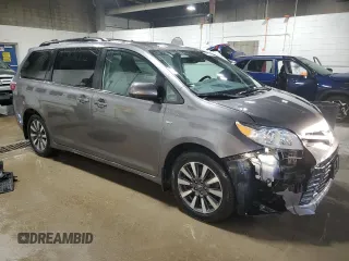 2019 Toyota Sienna LE with VIN 5TDJZ3DC3KS212181, listed as a Copart auction lot 42812395 with 110,974 mi miles and Salvage Title. Bid and sale history available at carsss.com. Image 4.
