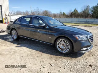 2018 Mercedes-Benz S 560 with VIN WDDUG8DB3JA367158, listed as a Copart auction lot 46992275 with 71,540 mi miles and Salvage Title. Bid and sale history available at carsss.com. Image 4.