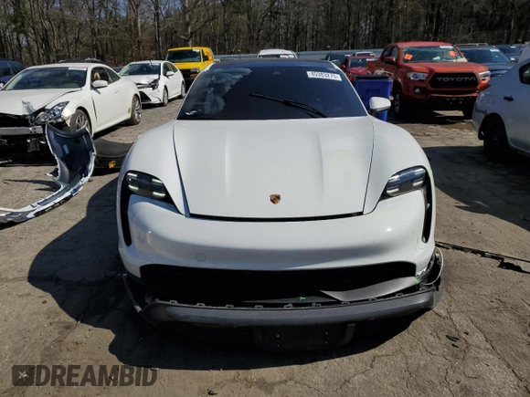 2022 Porsche Taycan 4S with VIN WP0AB2Y12NSA44345, listed as a Copart auction lot 45383275 with 24,564 mi miles and Salvage Title. Bid and sale history available at DreamBid. Image 5.