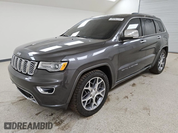 2020 Jeep Grand Cherokee Overland with VIN 1C4RJFCG4LC313622, listed as a Copart auction lot 53329885 with 100,635 mi miles and Clean Title. Bid and sale history available at carsss.com. Image 1.