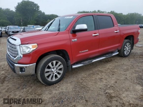 2017 Toyota Tundra Limited z VIN 5TFHW5F10HX595899, wystawiony jako Copart lot #56915095 z przebiegiem 50 700 mil mil oraz Czysty tytuł • Clean title. Historia ofert i sprzedaży dostępna na DreamBid. Obrazek 1.