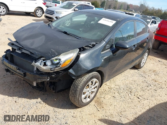 2017 Kia Rio LX with VIN KNADM4A35H6072209, listed as a IAAI auction lot 41826388 with 130,003 mi miles. Bid and sale history available at carsss.com. Image 2.
