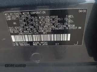 2006 Toyota RAV4 Sport with VIN JTMZD32V366011635, listed as a IAAI auction lot 42162957 with 153,386 mi miles. Bid and sale history available at carsss.com. Image 9.