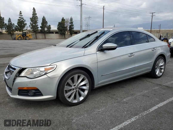 2010 Volkswagen CC with VIN WVWEU7AN0AE529949, listed as a Copart auction lot 54555325 with 152,261 mi miles and Salvage Title. Bid and sale history available at DreamBid. Image 1.
