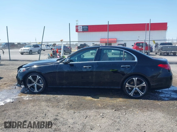 2023 Mercedes-Benz C 300 with VIN W1KAF4GBXPR078329, listed as a IAAI auction lot 41784170 with 42,332 mi miles and . Bid and sale history available at DreamBid. Image 14.