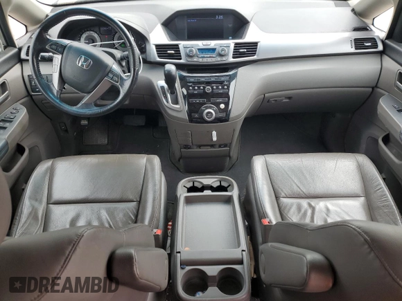 2012 Honda Odyssey EX-L with VIN 5FNRL5H65CB146467, listed as a Copart auction lot 53268135 with 112,340 mi miles and Salvage Title. Bid and sale history available at DreamBid. Image 8.